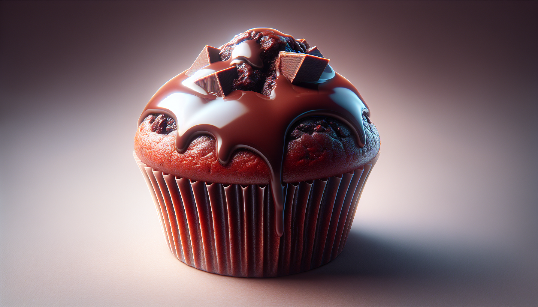 muffin al cioccolato con cuore morbido